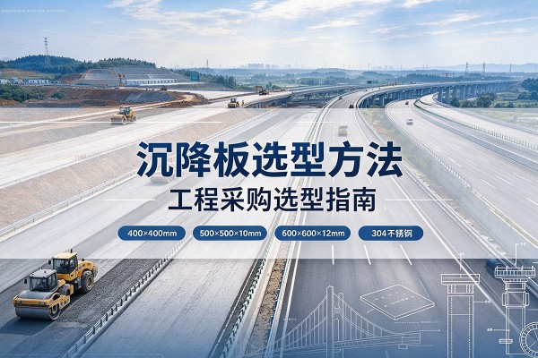 高淳沉降板选择方法