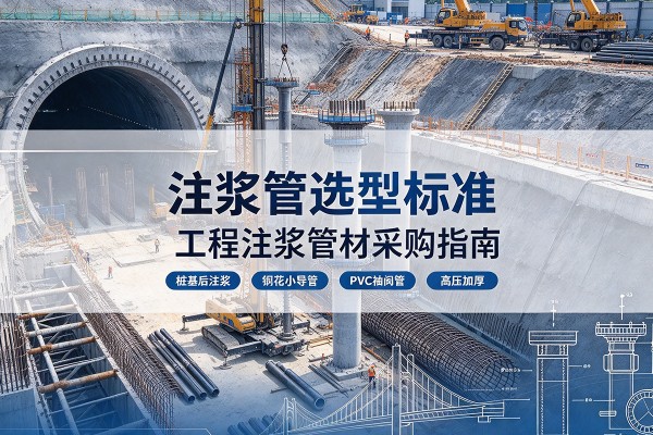 高淳注浆管选型标准